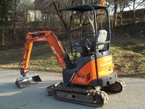 Product picture HITACHI ZAXIS 17U-2 EXCAVATOR Operator Manual (SN: 012958 and up)
