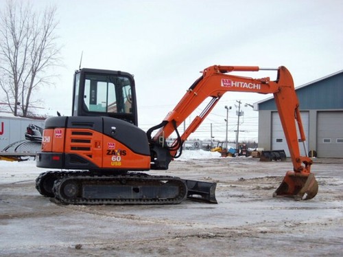 Product picture HITACHI ZAXIS 60USB-3 Hydraulic EXCAVATOR Operator Manual (SN: 0010001 and up)