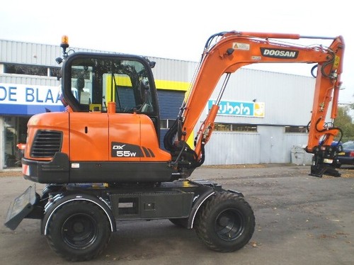 Product picture DAEWOO DOOSAN DX55W Wheeled Excavator Service Parts Catalogue Manual 