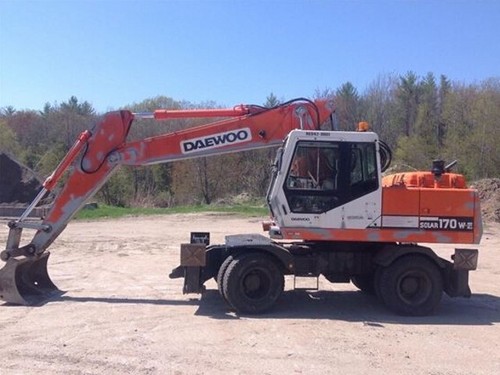 Product picture DAEWOO DOOSAN SOLAR 170W-Ⅲ WHEELED EXCAVATOR Service Parts Catalogue Manual