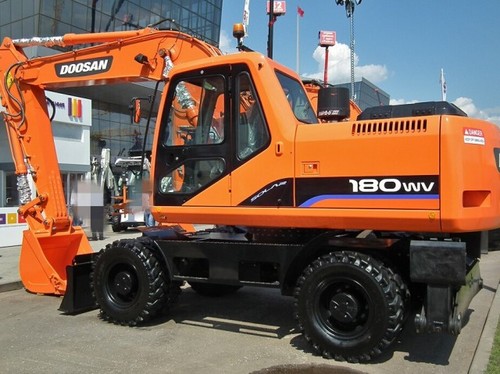 Product picture DAEWOO DOOSAN SOLAR 180W-V (180WV) wheeled excavator Service Parts Catalogue Manual