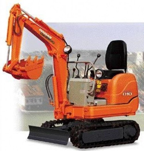 Product picture DAEWOO DOOSAN SOLAR 010 MINI CRAWLER EXCAVATOR Service Parts Catalogue Manual (SN: 20001 and up)