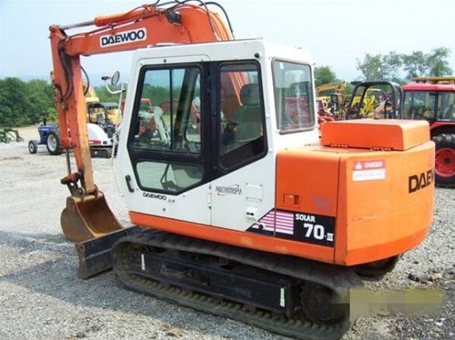Product picture DAEWOO DOOSAN SOLAR 70-Ⅲ CRAWLER EXCAVATOR Service Parts Catalogue Manual