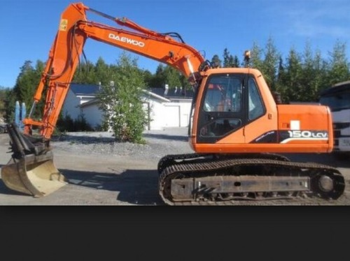 Product picture DAEWOO DOOSAN SOLAR 150LC-V (150LCV) CRAWLER EXCAVATOR Service Parts Catalogue Manual