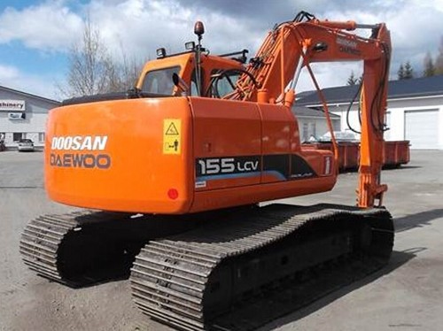 Product picture DAEWOO DOOSAN SOLAR 155LC-V (155LCV) CRAWLER EXCAVATOR Service Parts Catalogue Manual