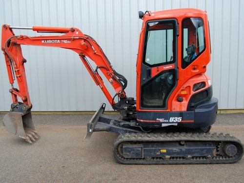 Product picture KUBOTA U10, U20, U35, U45 MICRO EXCAVATOR Service Repair Workshop Manual