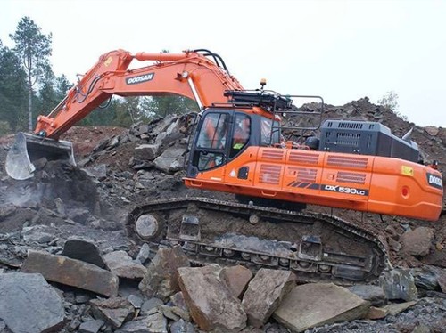 Product picture DAEWOO DOOSAN DX530LC-3 CRAWLER EXCAVATOR Service Parts Catalogue Manual