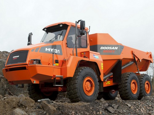 Product picture DAEWOO DOOSAN MT25, MT26, MT31 MOXY ARTICULATED DUMP TRUCK Service Parts Catalogue Manual - S/N 710001-710654