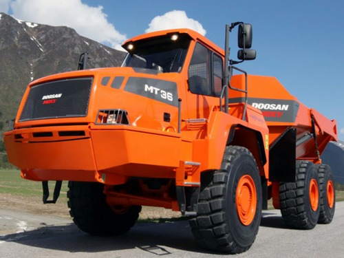 Product picture DAEWOO DOOSAN MT36 MOXY ARTICULATED DUMP TRUCK Service Parts Catalogue Manual - S/N 410001-410309