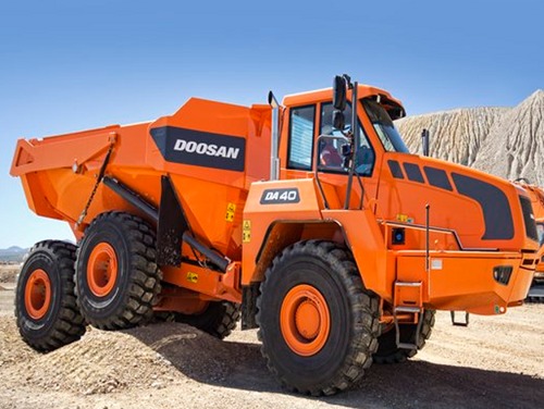 Product picture DAEWOO DOOSAN MT40B MOXY ARTICULATED DUMP TRUCK Service Parts Catalogue Manual - S/N 513001-513140