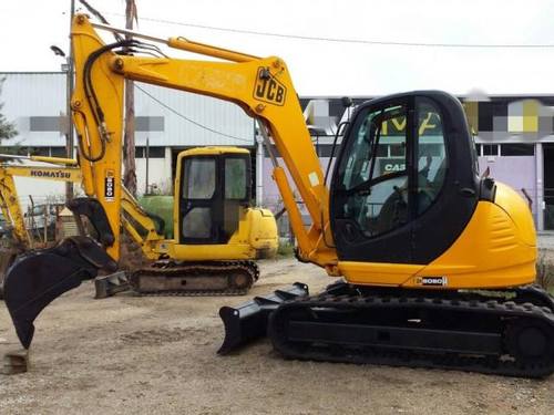Product picture JCB 8080 MINI CRAWLER EXCAVATOR Parts Catalogue Manual (SN: 01024000-01025999, 01442000-01443999)