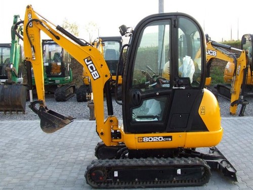Product picture JCB 8020 CTS MINI CRAWLER EXCAVATOR Parts Catalogue Manual (SN: 02075292-02077292)