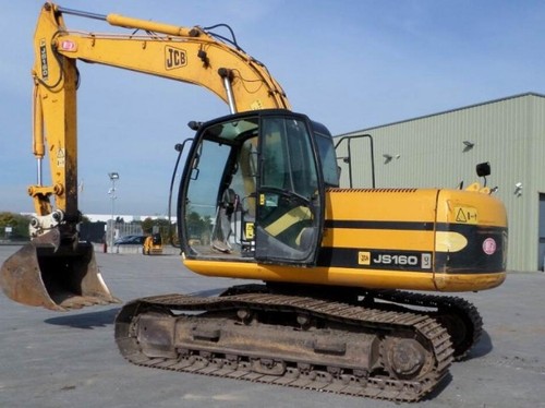 Product picture JCB JS160 Tier 3 Tracked Excavator Parts Catalogue Manual (SN: 01612501-01612933, 01704000-01704999)